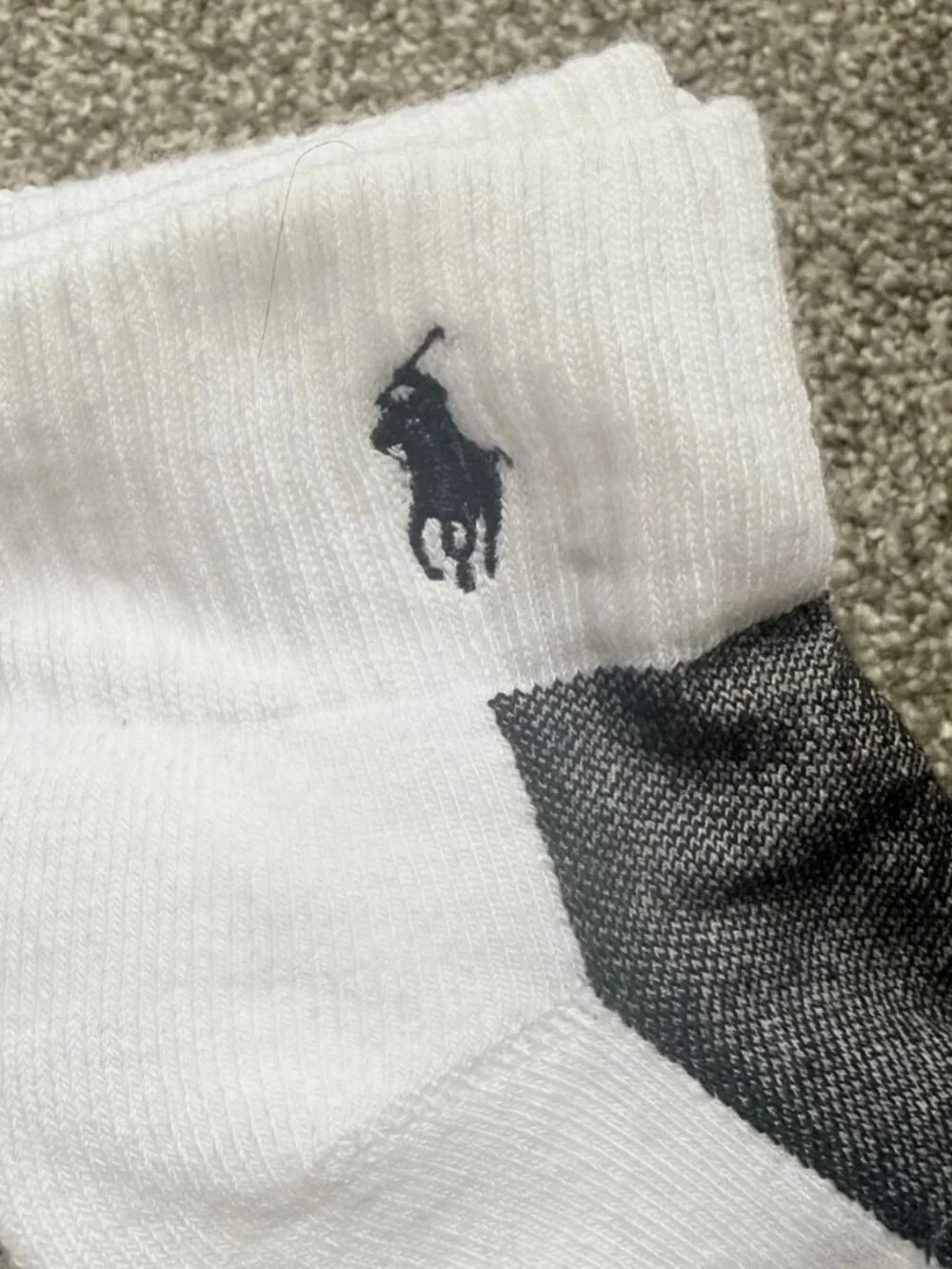 Polo Ralph Lauren Men's Classic Sport Quarter Socks 6-Pair Pack White 9-11 NWT